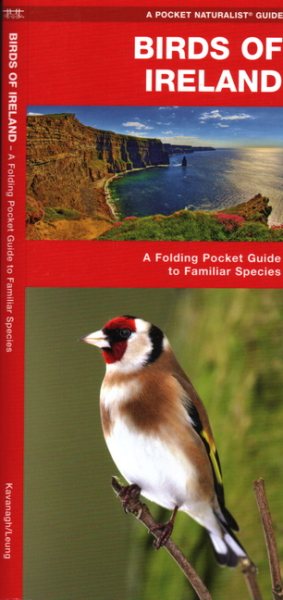 Ireland Birds: A Folding Pocket Guide to Familiar Species (A Pocket Naturalist Guide) cover