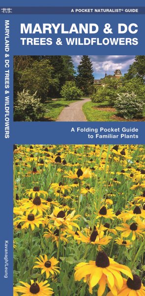 Maryland & DC Trees & Wildflowers: A Folding Pocket Guide to Familiar Plants (Wildlife and Nature Identification) cover