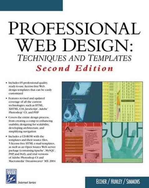 Professional Web Design: Techniques and Templates (Internet Series) cover