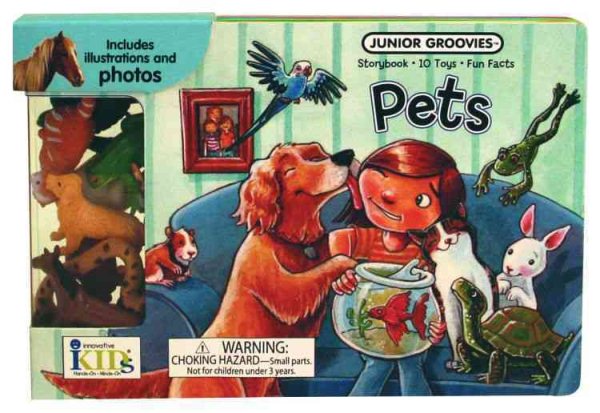 Junior Groovies: Pets -- Storybook, 10 Toys and Fun Facts cover