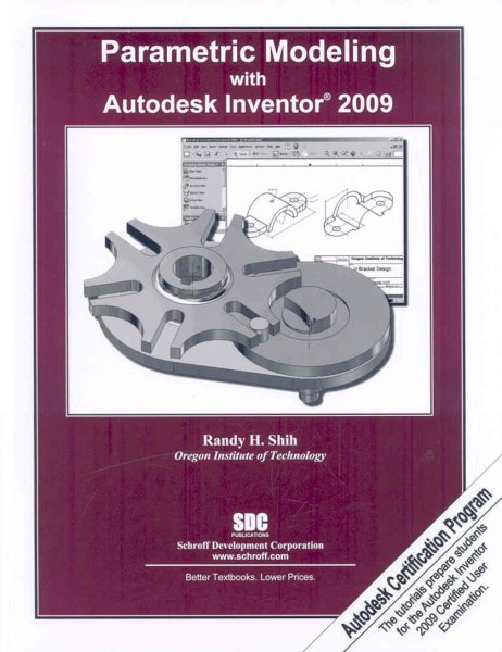 Parametric Modeling with Autodesk Inventor 2009 cover