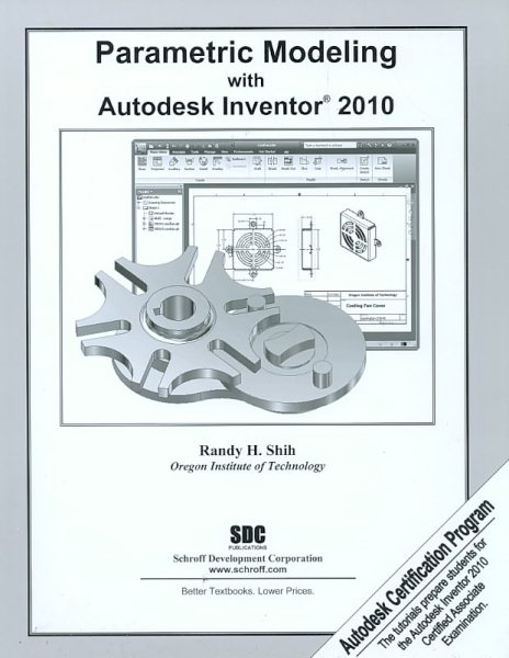 Parametric Modeling with Autodesk Inventor 2010 cover