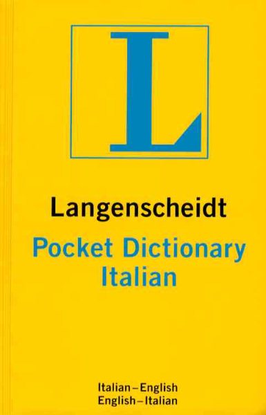 Langenscheidt's Pocket Dictionary Italian cover
