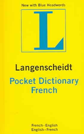 Langenscheidt French Pocket Dictionary: French/English/English/French (Langenscheidt's Pocket Dictionaries) (French and English Edition) cover