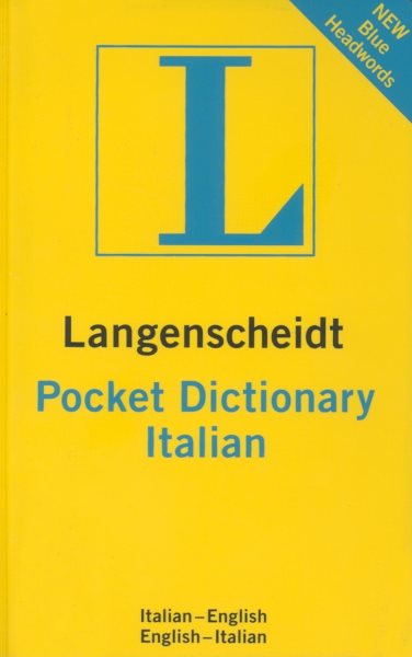 Italian Pocket Dictionary (Italian Edition) cover