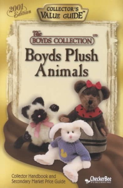 Boyds Plush Animals 2001 Collector's Value Guide cover