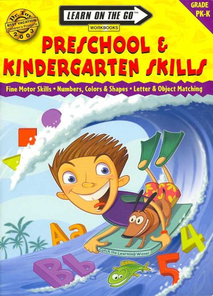 Preschool & Kindergarten Skills (Learn on the Go Workbooks) cover