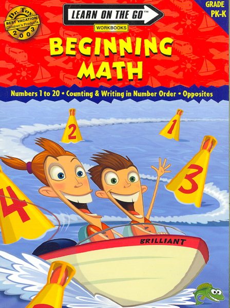 Beginning Math: Grade Pk-k (Learn on the Go) cover