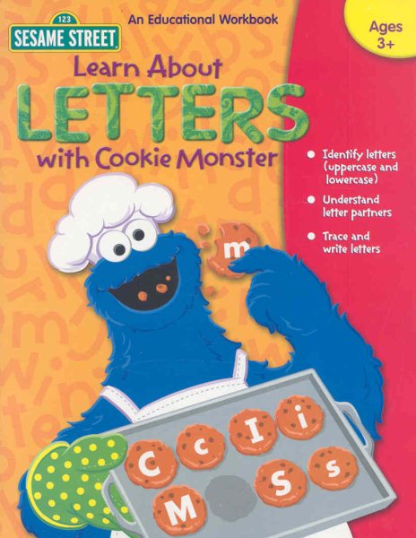 Sesame Street Learn About Letters With Cookie Monster: Ages 3+ cover