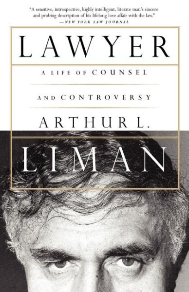 Lawyer: A Life Of Counsel And Controversy cover