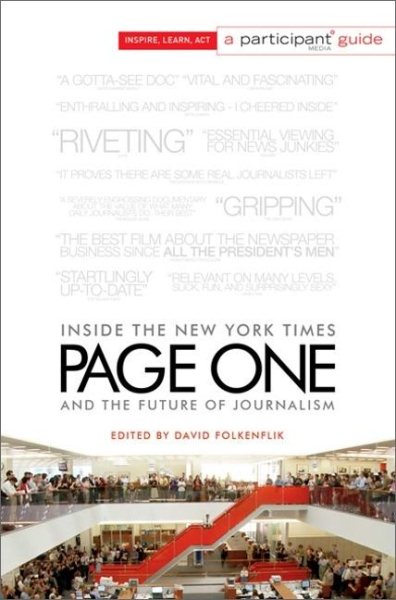 Page One: Inside The New York Times and the Future of Journalism (Participant Media Guide) cover