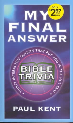 My Final Answer: Bible Trivia cover