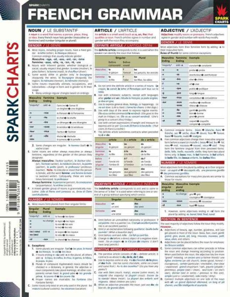 French Grammar (SparkCharts) cover
