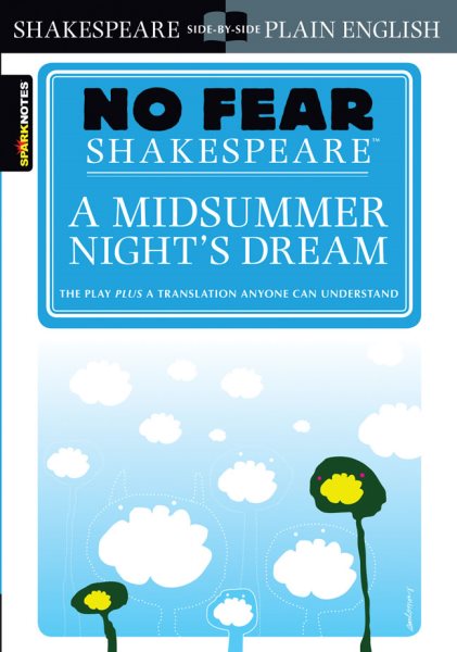 A Midsummer Night's Dream (No Fear Shakespeare) (Volume 7) cover