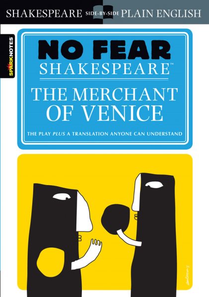 The Merchant of Venice (SparkNotes No Fear Shakespeare) (Volume 10) cover
