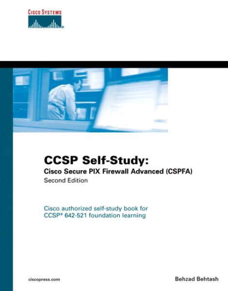 Ccsp Self-study: Cisco Secure Pix Firewall Advanced Cspfa cover