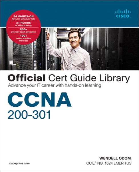 CCNA 200-301 Official Cert Guide Library cover