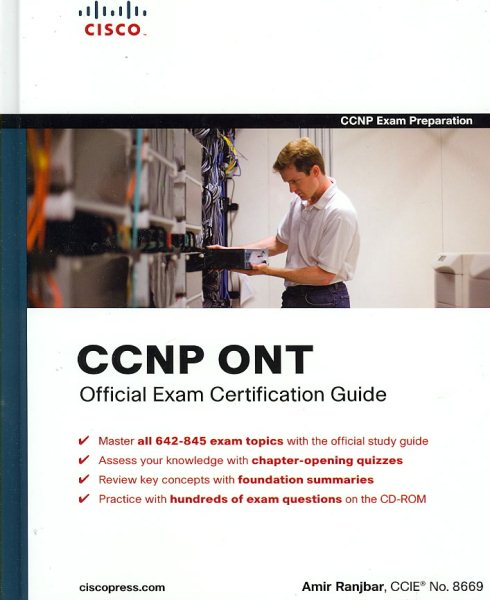 CCNP ONT Official Exam Certification Guide cover