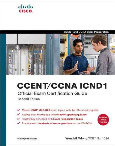 CCENT/CCNA ICND1 Official Exam Certification Guide, 2nd Edition cover