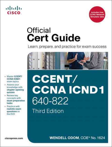CCENT / CCNA ICND1 640-822 Official Cert Guide cover