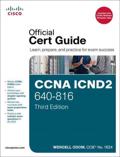 CCNA ICND2 640-816 Official Cert Guide (3rd Edition) cover