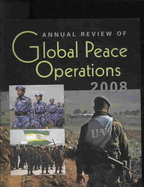 Annual Review of Global Peace Operations 2008 cover