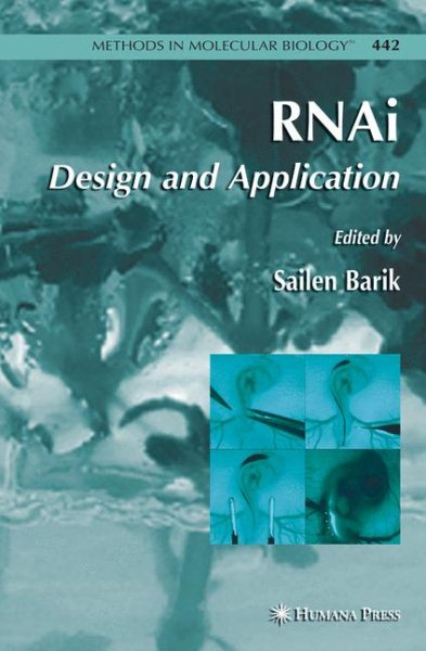 RNAi: Design and Application (Methods in Molecular Biology) cover