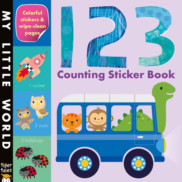 123 Counting Sticker Book (My Little World) cover
