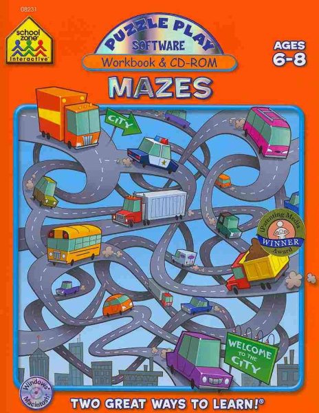 Mazes: Puzzle Play Software, Ages 6-8 cover