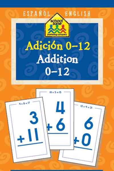 Addition 0-12 Flash Cards (Spanish Edition) cover