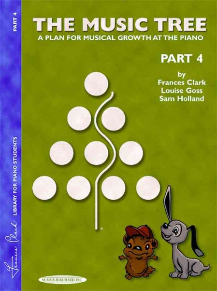 The Music Tree: A Plan for Musical Growth at the Piano Part 4(Music Tree (Warner Brothers)) cover