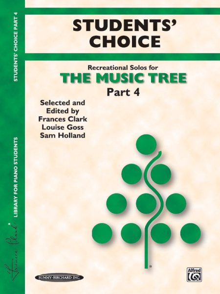 The Music Tree Students' Choice: Part 4 cover