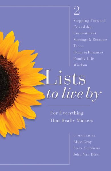 Lists to Live By: The Second Collection: For Everything That Really Matters
