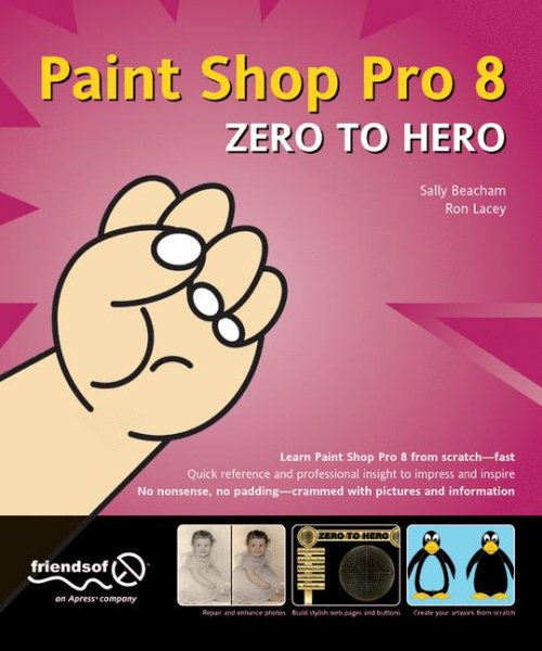 Paint Shop Pro 8 Zero to Hero cover
