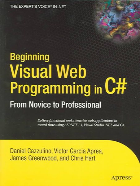Beginning Visual Web Programming in C# cover