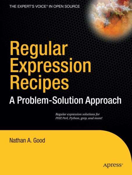 Regular Expression Recipes: A Problem-Solution Approach cover
