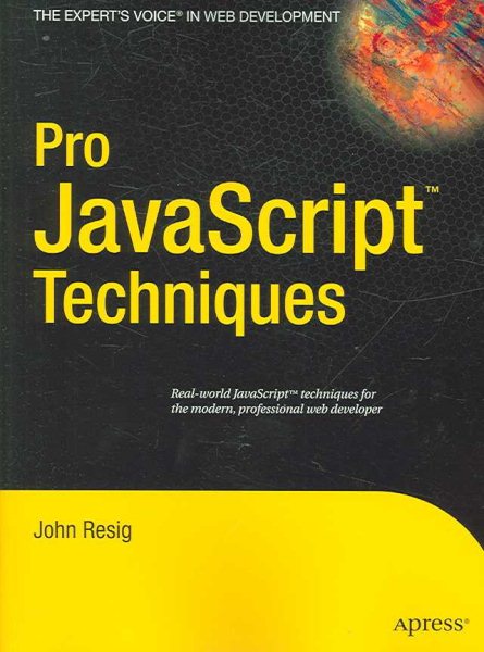 Pro JavaScript Techniques cover
