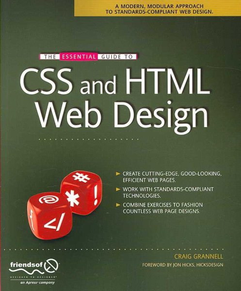 The Essential Guide to CSS and HTML Web Design (Essentials) cover