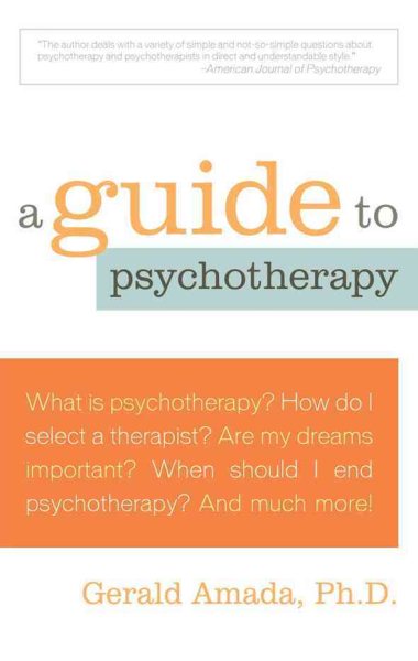 A Guide to Psychotherapy cover