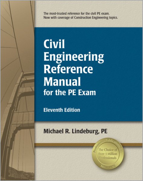 Civil Engineering Reference Manual for the PE Exam cover
