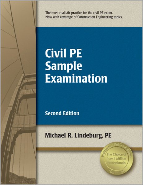 Civil PE Sample Examination cover