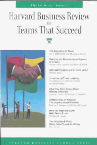 Harvard Business Review on Teams That Succeed (Harvard Business Review Paperback Series) cover