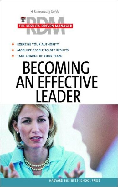 Becoming an Effective Leader (Results Driven Manager) cover