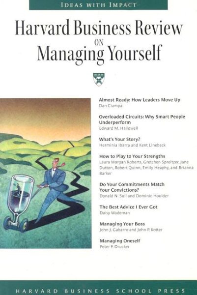 Harvard Business Review on Managing Yourself (Harvard Business Review Paperback Series) cover