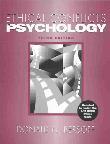 Ethical Conflicts in Psychology cover