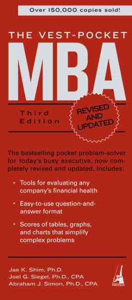 The Vest-Pocket MBA, Third Edition cover