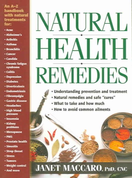 Natural Health Remedies: An A-Z handbook with natural treatments cover
