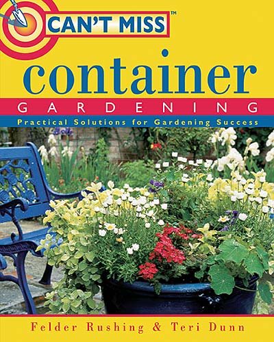 Can't Miss Container Gardening cover