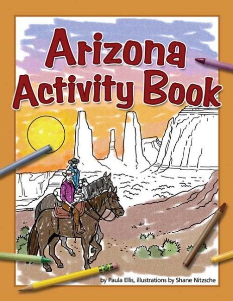 Arizona Activity Book (Color and Learn) cover