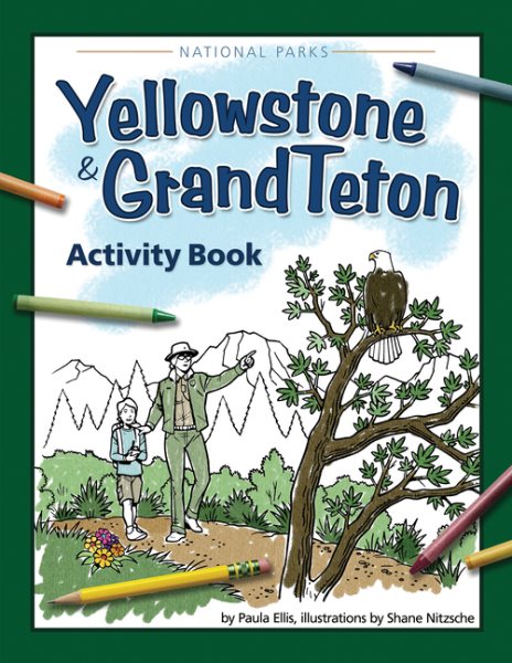 Yellowstone & Grand Teton Activity Book (Color and Learn) cover